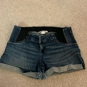 Maternity Jean shorts